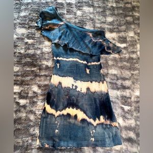 One shoulder mini dress